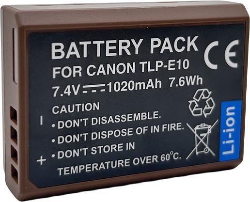 Produktbild Acconic Akku mit USB-C Input für Canon LP-E10 EOS 1200D EOS1100D EOS-1100D Rebel T3 LP-E10 Kiss (Kamera Akku)