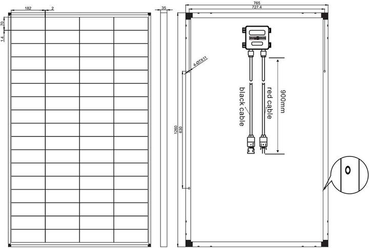 Produktbild Enjoy solar Solarmodul (180 W, 10 kg)