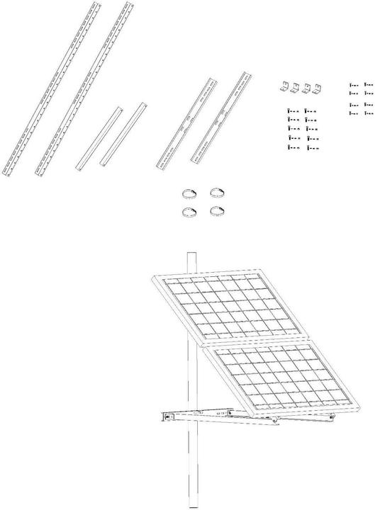 Actual product image Enjoy solar Bracket (Solar system mounting material)
