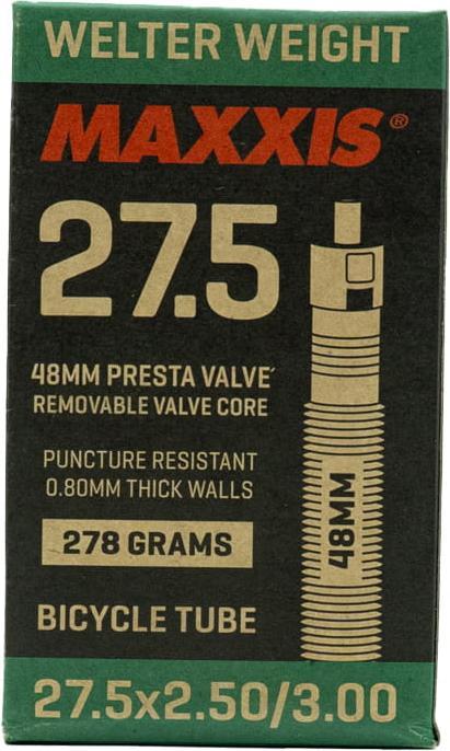 Image du produit Maxxis Welter Weight Tubular 27.5x2.5/3.0" (en anglais) (Presta (SV), 27.5", 48 mm)