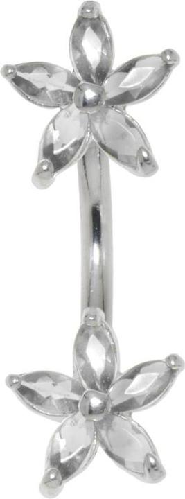 Image du produit Bijouteria Piercing nombril (Acier inoxydable, Argent 925, Zircone)