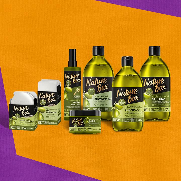 Image du produit Nature Box Masque anti-casse de cheveux à l'huile d'olive (200 ml)