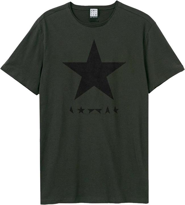 Immagine prodotto Amplified Black Star Maglietta David Bowie Adulto Unisex (S)