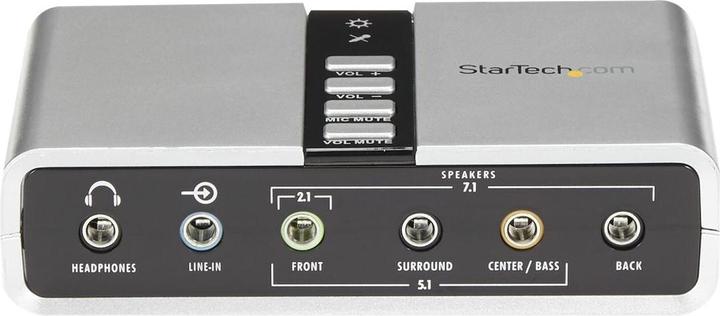 Produktbild StarTech 7.1 Channel USB Sound Card (USB 2.0)