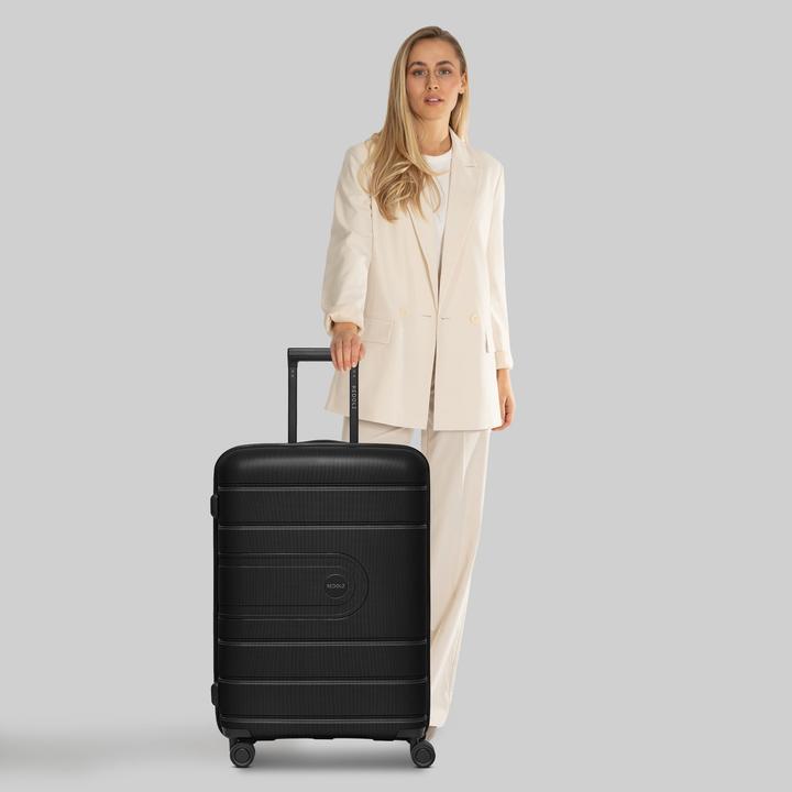 Produktbild Redolz Essentials 11 4 Rollen Trolley 66 cm mit Dehnfalte (80 l, L (90 - 115l))