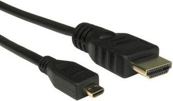 Image du produit Rs Pro Câble HDMI A micro-HDMI mâle B HDMI mâle Premium haute vitesse 4K max, 1.5m, Sch (1.50 m, HDMI)