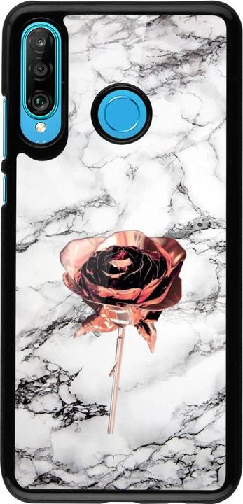Produktbild PhoneLook Hülle Marble Rose Gold (Huawei P30 Lite)