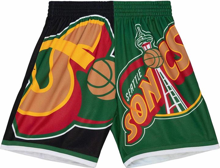Mitchell & Ness M&N Big Face 5.0 Fashion Shorts Seattle SuperSonics - S (S)