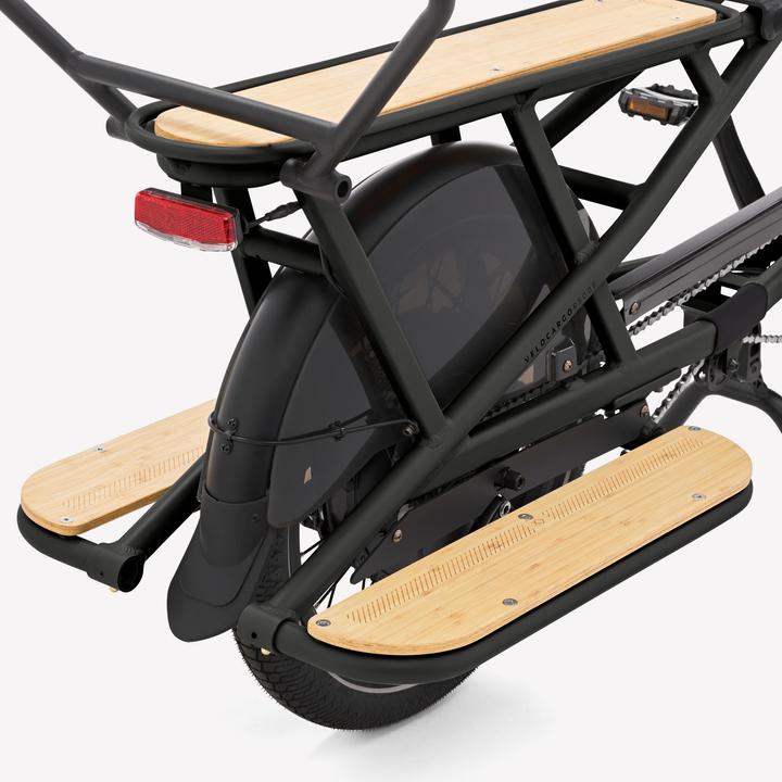 Actual product image Btwin E-cargo bike Cargobike R500E Longtail V2 black