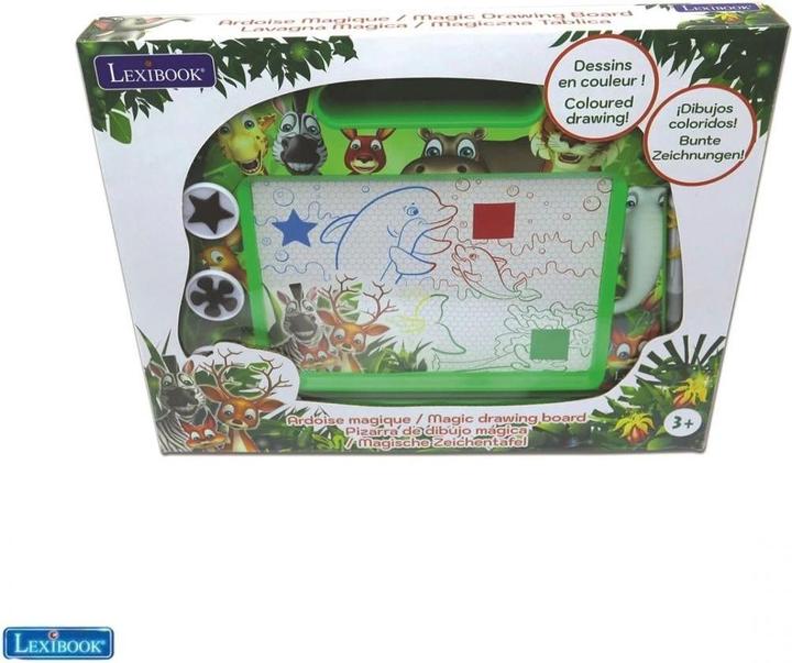 Produktbild Lexibook Tierfamilie Magnetische Multicolor Zeichentafel mit Zubehör A5 Format
