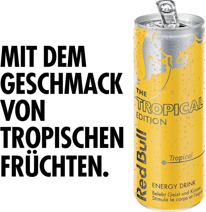 Image du produit Red Bull Tropical Edition (24 x 25 cl)