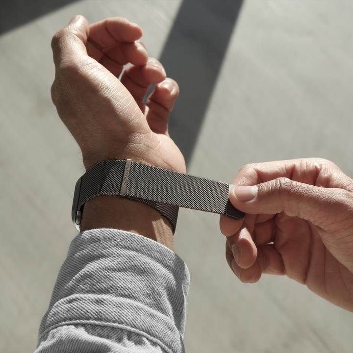 Immagine prodotto Vonmählen Milanesearmband 2 für Apple Watch 42/44/45/49mm Granite Grey (Acciaio inossidabile)