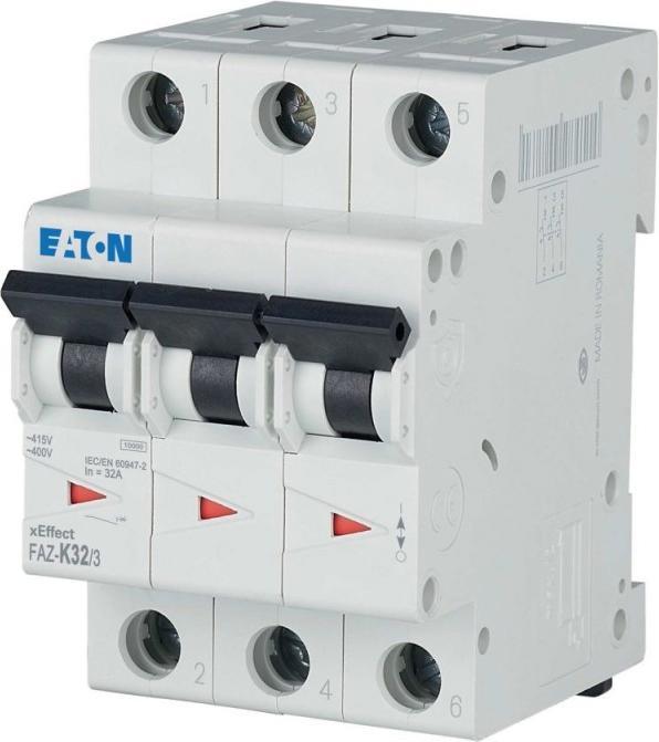 Actual product image Eaton MOE FAZ-K32/3 Circuit breaker 32A