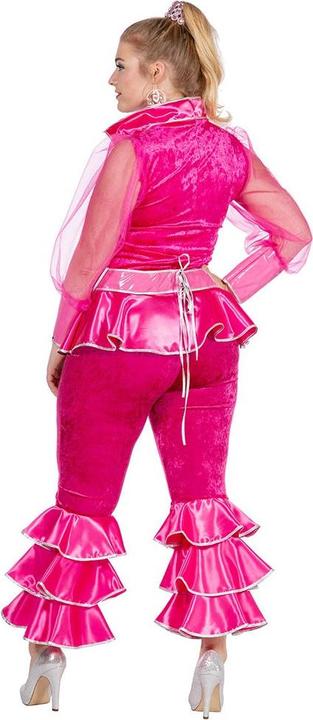 Actual product image Wilbers Ladies 70s Mama Mia Disco Outfit, pink (36)