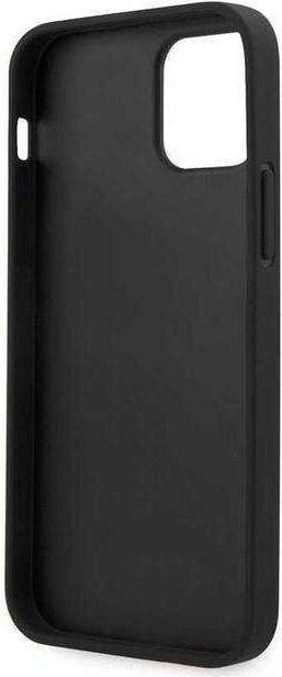 Produktbild BMW PC/TPU Shiny Hard Case Genuine Leather with Vertical Hot Stamped Lines (Apple iPhone 12 mini)
