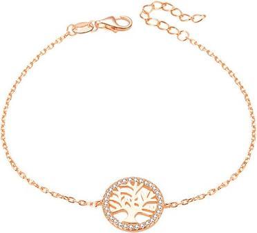 Immagine prodotto Beneto Bracciale in argento placcato oro rosa con albero della vita AGB485 / 20-ROSE (L)