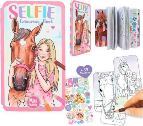 Image du produit Magni Livre de coloriage Miss Melody SELFIE