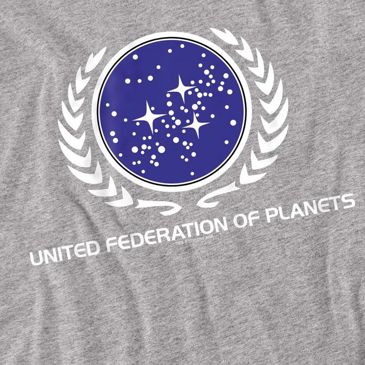 Actual product image Unisex Adult United Federation Logo T-Shirt (XL)