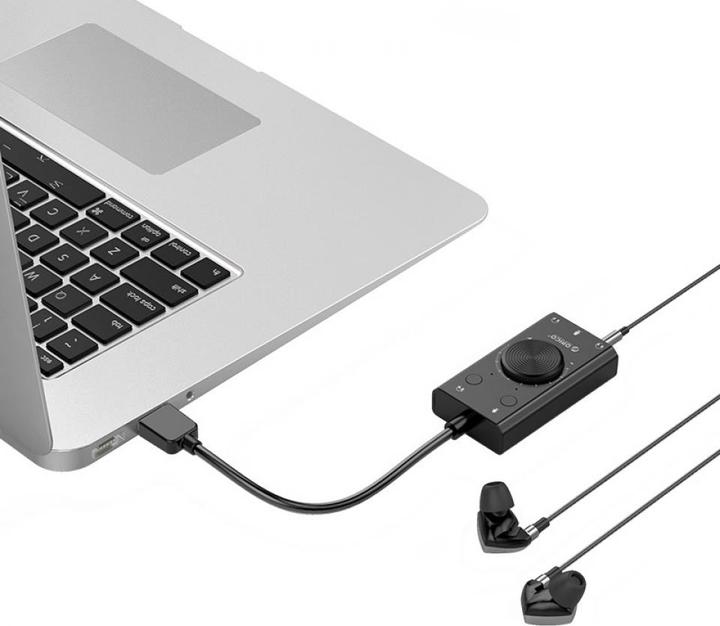 Image du produit Orico Carte son externe USB avec contrôle de volume (USB 2.0)