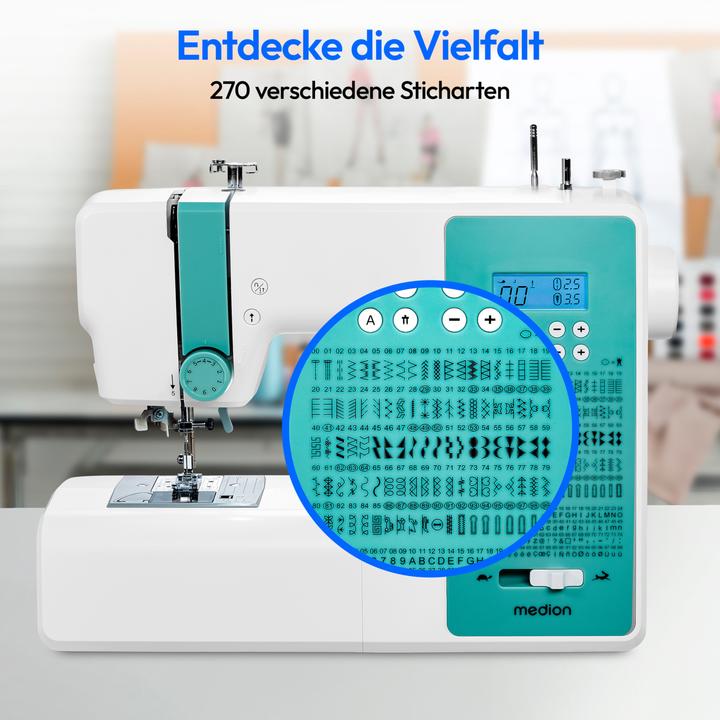 Actual product image Medion LIFE® Digital sewing machine SD36 (MD11881)