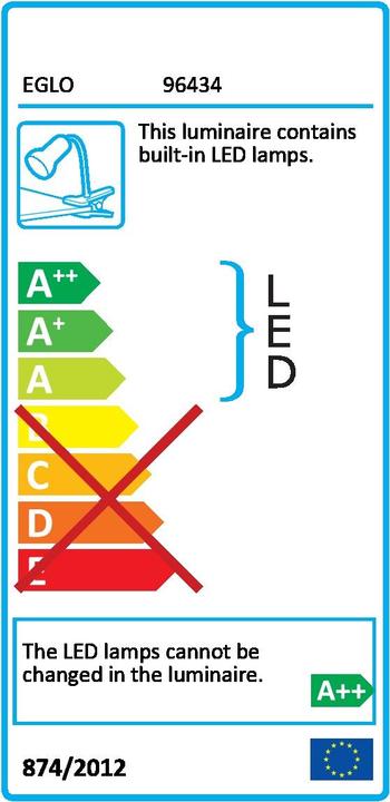 Energie-Label EGLO Laroa (550 lm)