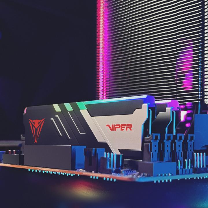 Actual product image Patriot Viper Venom RGB 32GB DDR5 6200-40, PVVR532G620C40K (2 x 16GB, 6200 MHz, DDR5 RAM, DIMM)