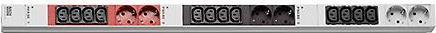 Productafbeelding Bachmann IT PDU ALU 0HE 12x C13 6x aardingscontact 3x 16A CEE rood