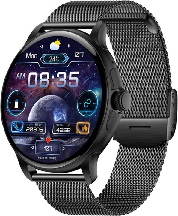 Produktbild Damen-Smartwatch RNCF35 SCHWARZ Armband + Armband
