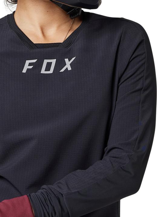 Actual product image Fox Jersey 22 W Defend Thermal Blk S (S)