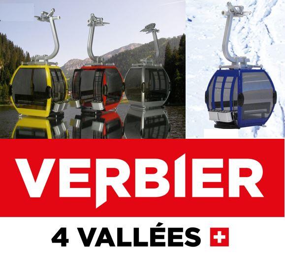 Image du produit Jägerndorfer Cabine à circulation Omega IV argent Verbier Logo