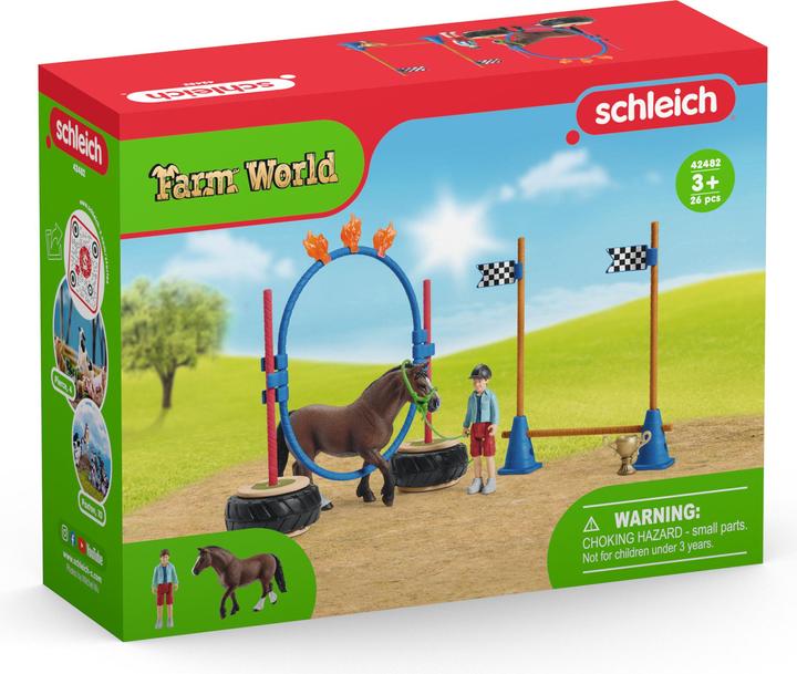 Image du produit Schleich Course d'agility pour poneys