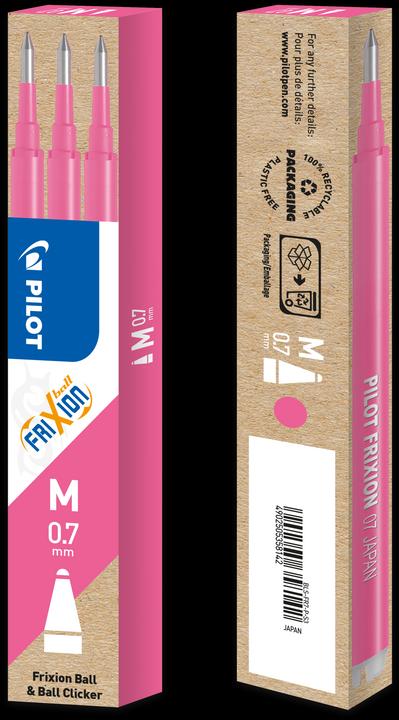 Immagine prodotto Pilot FriXion Set di ricarica à 3 (Mine di ricambio, Pink, 0.35 mm)