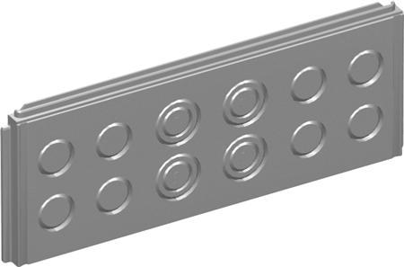 Immagine prodotto Ensto Cubo P 300 mm flangia per armadio a muro con pre-stampaggio 4 x M16/25 e 8 x M20