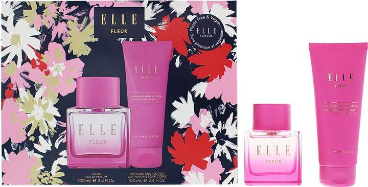 Produktbild Elle Fleur 2 Piece Gift Set: Eau De Parfum 100ml - Body Lotion 100ml (Parfum set)