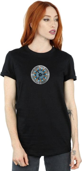 Image du produit - T-shirt AVENGERS ENDGAME TONY STARK HEART - Femme (5XL)