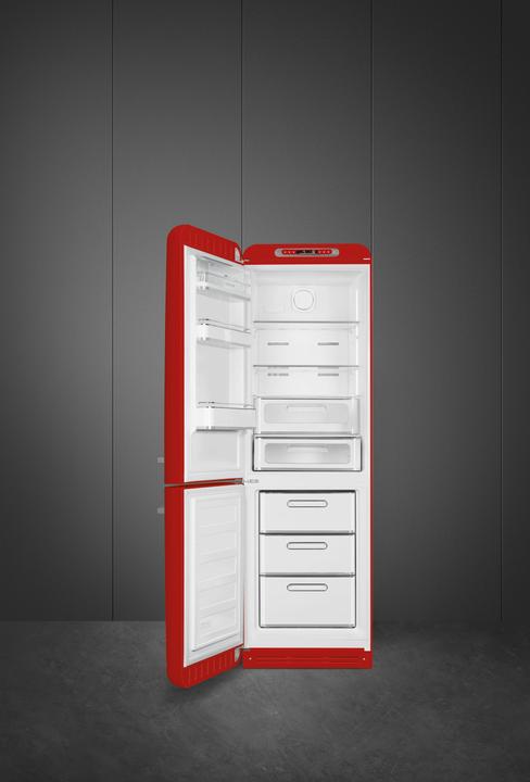 Produktbild Smeg Retro Style Kühl-Gefrierkombination FAB32LRD5 Rot, Links (331 l)