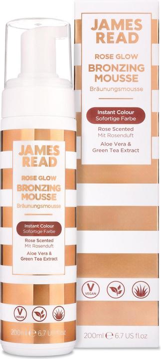 Produktbild James Read Rose Glow Bronzing Mousse - 200 ml (Selbstbräunungsschaum, 200 ml)