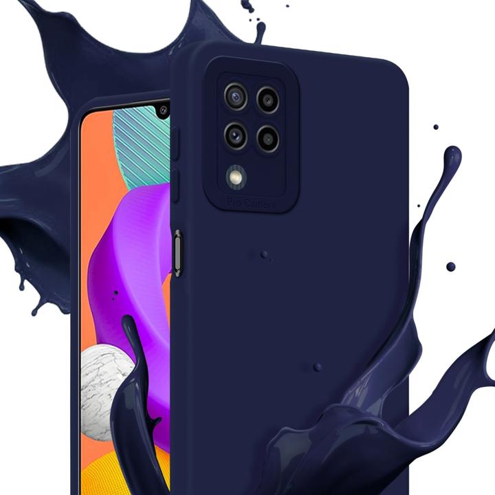 Productafbeelding Cadorabo Hoesje voor Samsung Galaxy M22 / M32 4G in TPU Fluid LM162 Style (Samsung Galaxy M22, Samsung Galaxy A32)