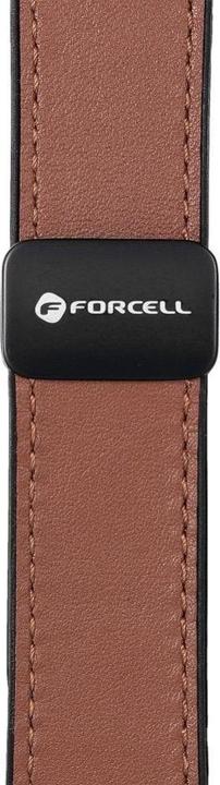 Actual product image Forcell Strap F-DESIGN FA21 eco leather strap for APPLE Watch 38 / 40 / 41 mm brown (Eco-leather)