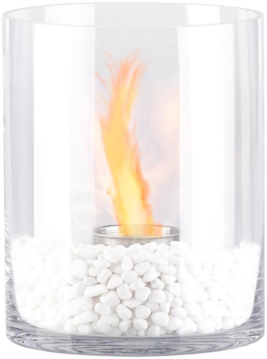 Produktbild Carlo Milano Glas-Dekofeuer "Kasra" für Bio-Ethanol (20 x 20 x 25 cm)