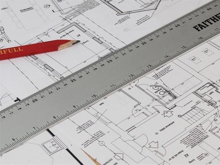 Produktbild Faithfull Aluminium Flachlineal (99.06 cm)