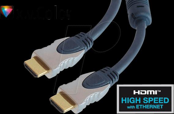 Immagine prodotto Shiverpeaks SP77471 Cavo HDMI 1,5 m HDMI Tipo A (Standard) Blu (1.50 m, HDMI)