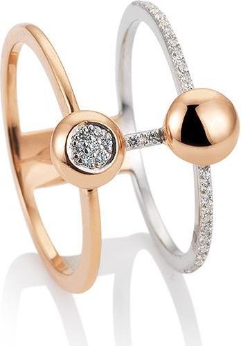 Produktbild Breuning RING - BRILL. 0,155 Ct. H/si (59, 585/14 K Gold)