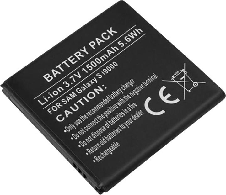 Produktbild Avizar Li-Ion Akku 3.7V 1500mAh Samsung Galaxy S I9000