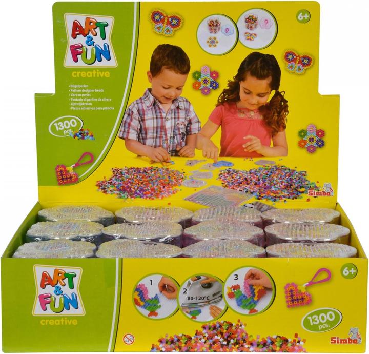 Simba Art & Fun Strijkkralenset Bloem/Vlinder
