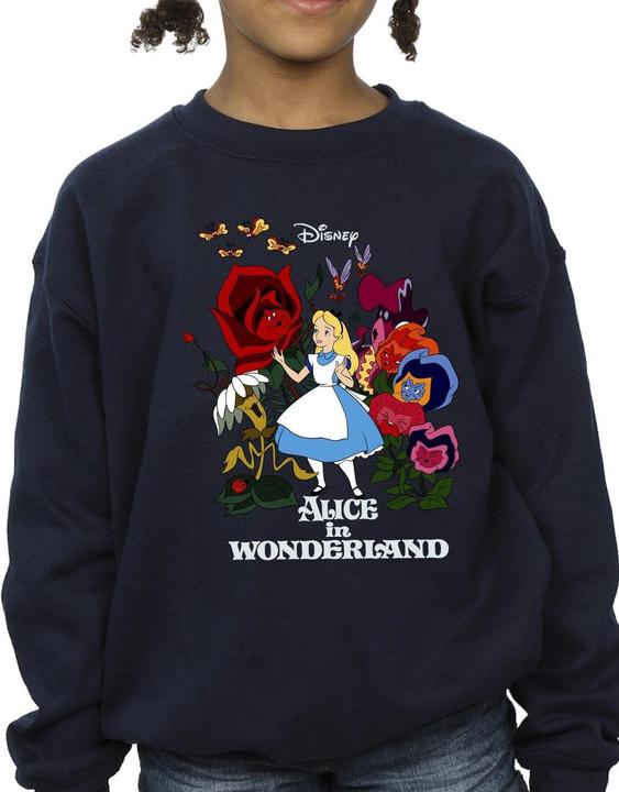 Produktbild Disney Alice In Wonderland Flowers Sweatshirt Mädchen (152, 158)