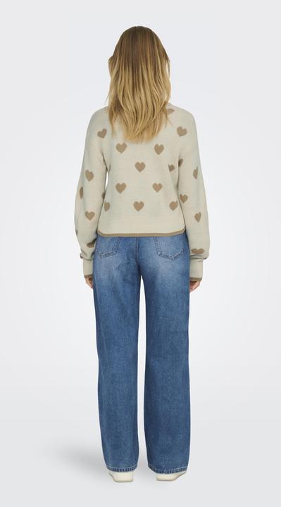 Actual product image JdY Knit Fit Round neck Ribbed cuffs Pullover Knitted jumper (XL)