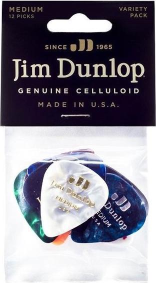Immagine prodotto Dunlop Grimaldelli variegati in vera celluloide, medi (12 x)