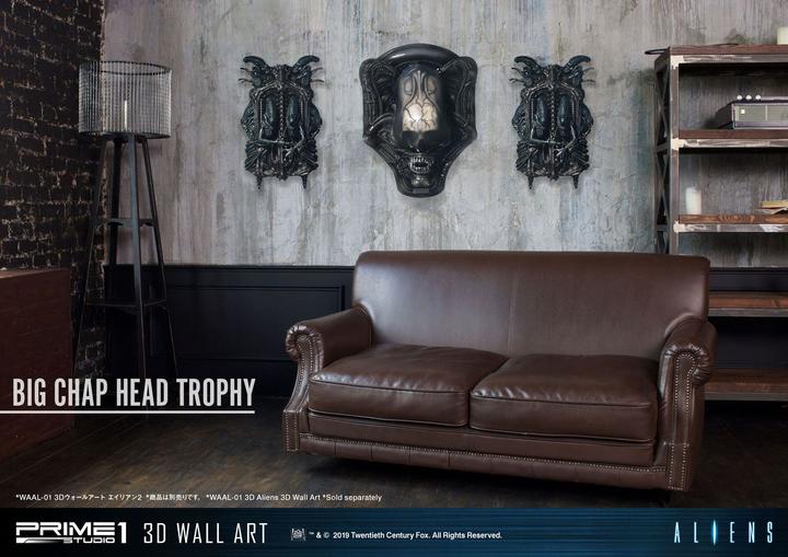 Image du produit Prime 1 Studio Alien plaque murale 3D Big Chap Head Trophy 58 cm