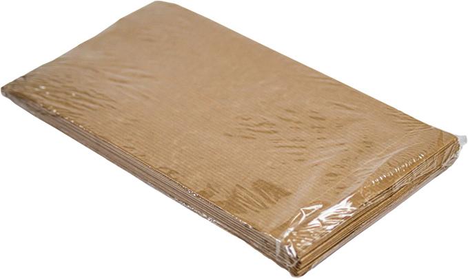 miniSchoggi Bread Bag Brown with Fold, 25 Pieces